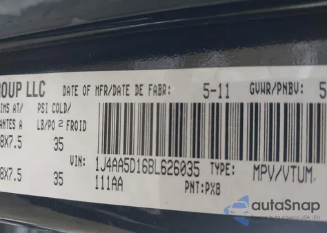 2011 Jeep Wrangler Sahara from USA, damaged, VIN 1J4AA5D16BL626035